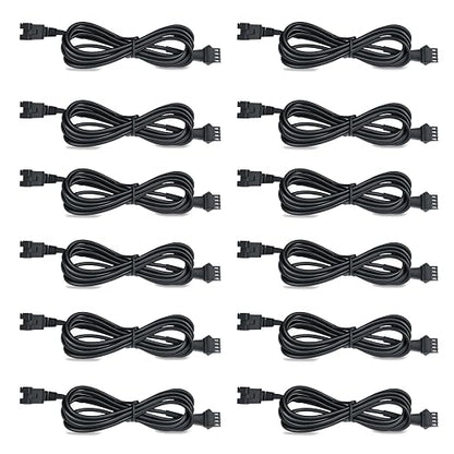 12 Pcs 4 Pin RGB Extension Cable RGB Wire by LAZZPPO