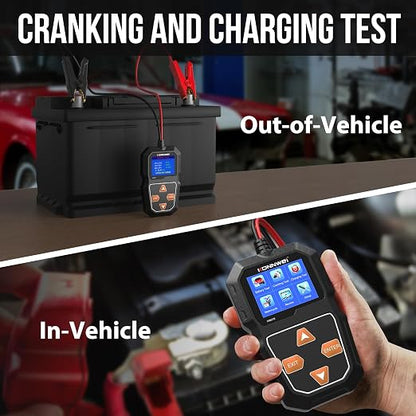 KONNWEI KW218 6V 12V Car Battery Tester 100-2000 CCA Automotive Battery Load - Image 5