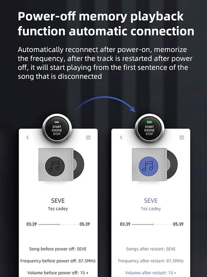 Bluetooth 5.3 FM Transmitter for Car, Wireless Car Charger - Image 5