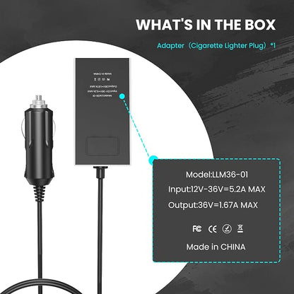 Car Charger/Car Power Adapter for Starlink Mini, 12V/24V/36V Cigarette Lighter - Image 5
