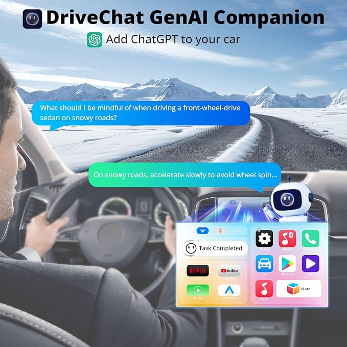 AI Box CarPlay with Bluetooth OBD2 Scnaner，2025 Upgrade Wireless CarPlay - Image 4