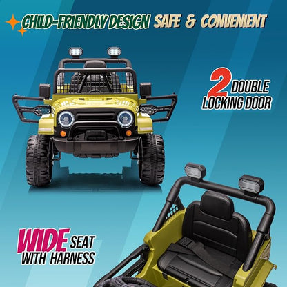 JOYMOR 12V Kids Ride on Truck - Image 5