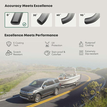 YHTAUTO 5 Inch Running Boards Side Step Bars Fit - Image 5
