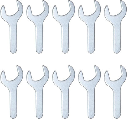HARFINGTON 10pcs Small Wrench Open End Wrench 26x100x2.8mm Metric U-Shaped by HARFINGTON