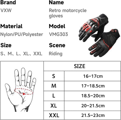 VXW Motorcycle Gloves for Men and Women - Image 6