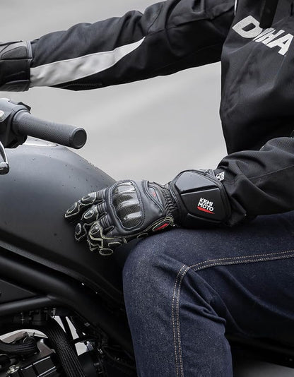 KEMIMOTO Leather Motorcycle Gloves - Image 8