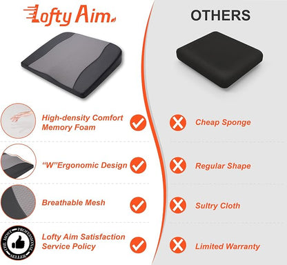 Car Seat Cushion, Comfort Memory Foam Car Cushions - Image 8