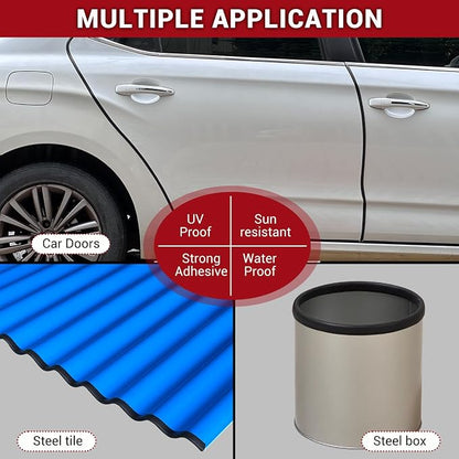 Rubber Edge Trim, 1/16" Self Adhesive Flexible U Channel Edge Protecter - Image 6