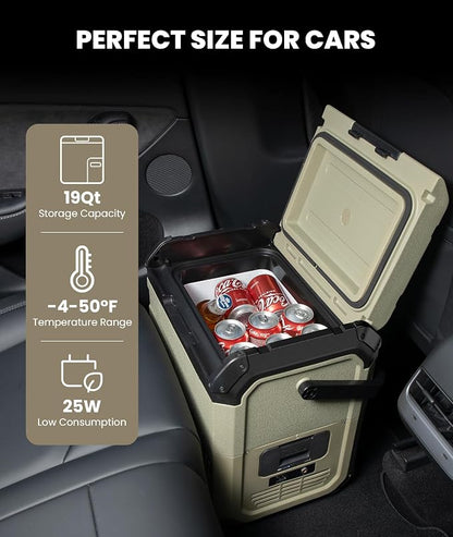 EENOUR D18 12 Volt Car Refrigerator, Portable Freezer - Image 6