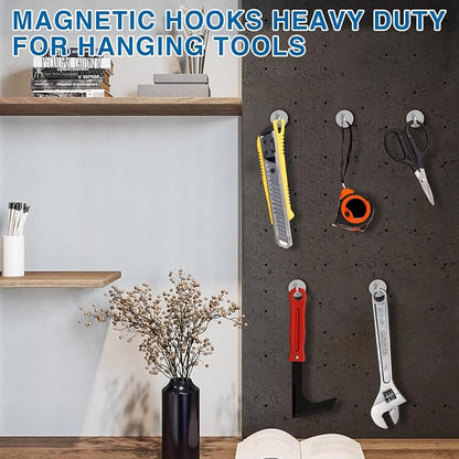 LOVIMAG Magnetic Hooks for Cruise Cabins, 110lbs Magnetic Hooks for Classroom - Image 7