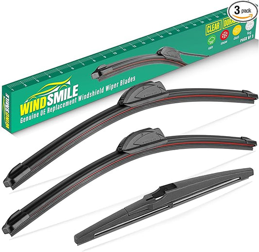 26" 16" 12" Windshield Wiper Blades Replacement by WINDSMILE