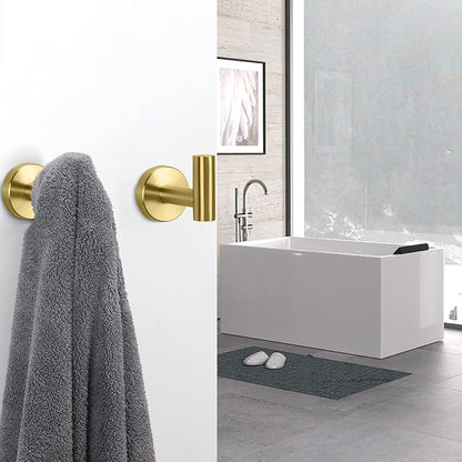 NearMoon Bath Towel Hooks- SUS 304 Stainless Steel Robe Hook Holder, Heavy Duty - Image 7