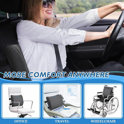 Lumbar Support Pillow for Office Chair Back Support Lumbar Pillow for Car - Image 6