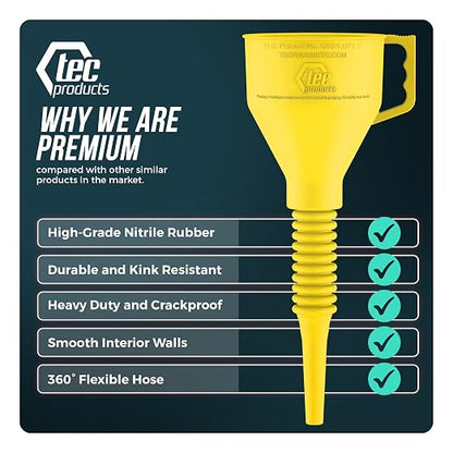 FlexAll Long Flexible Funnel for Automotive Use - Image 3