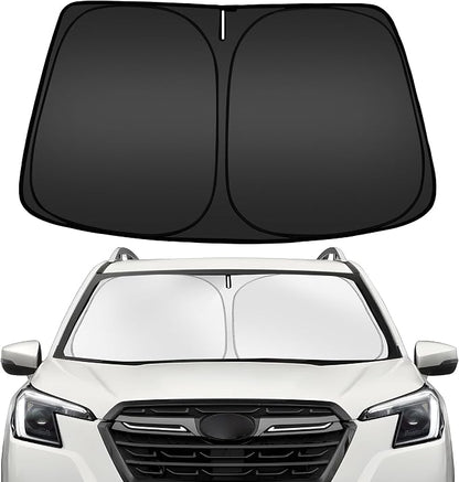 ARISMOTOR Windshield Sun Shade for S-ubaru Forester 2019-2024, Custom Fit by ARISMOTOR