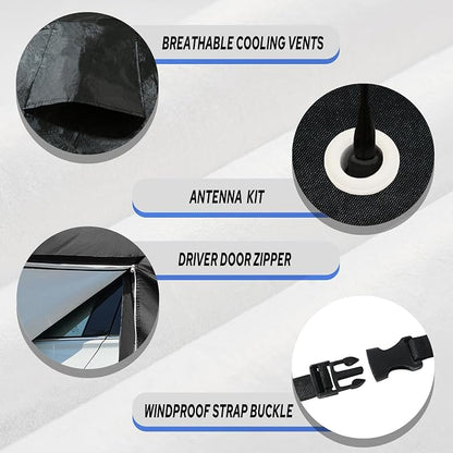 10-Layer Car Cover Waterproof All Weather - Image 3