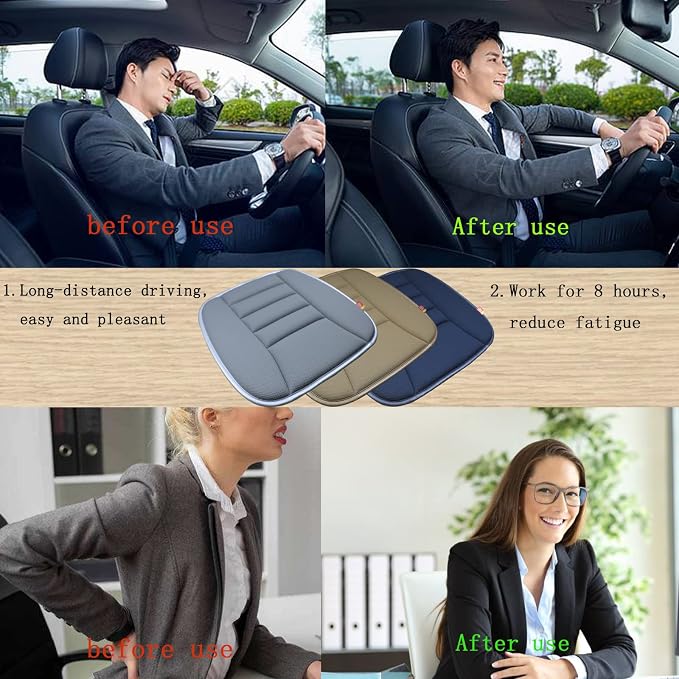Car Seat Cushion Memory Foam Thin Seat Cushion - Image 6