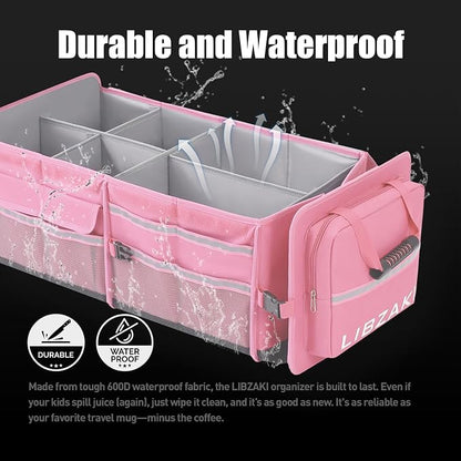 LIBZAKI Oversize 4 in 1 Car Trunk Storage Organizer - Image 2