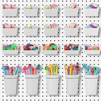 Yookeer 20 Pcs Pegboard Bins and Cups by Yookeer
