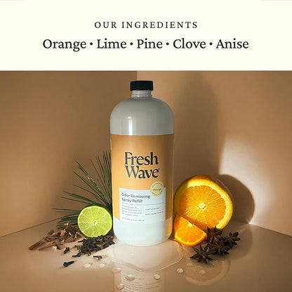 Fresh Wave Orange Odor Eliminator Spray & Air Freshener Refill, 32 fl. oz. - Image 2