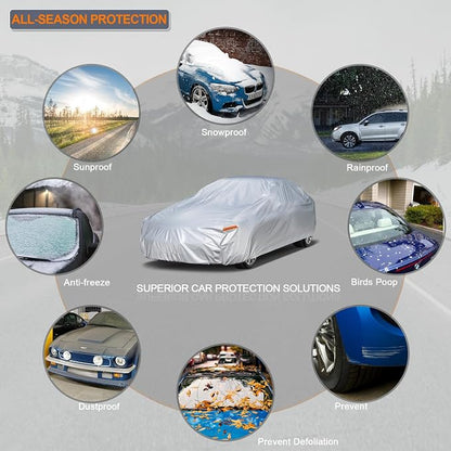 Kayme Car Cover Waterproof All Weather - Image 4