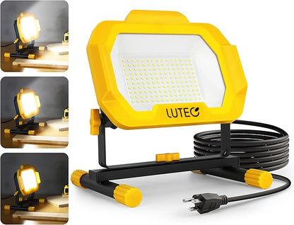 LUTEC 12500 Lumen LED Work Light, Dimmable Flood Lights by LUTEC