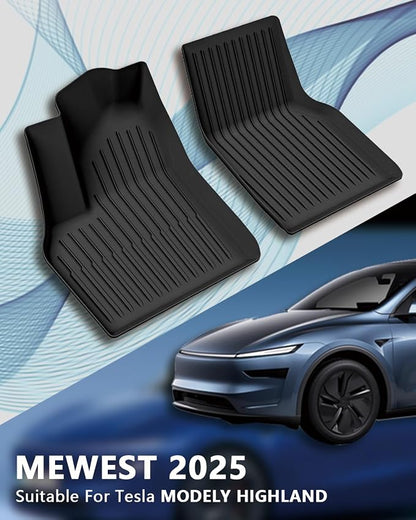 for New 2025 Tesla Model Y Juniper TPE Floor Mats & Front Rear Cargo Mat Full - Image 2