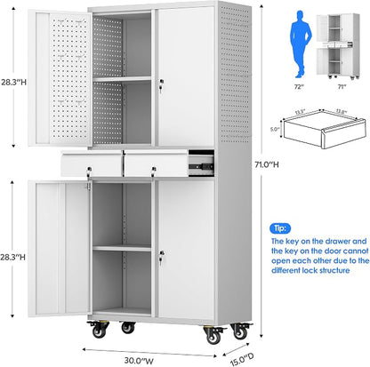 Metal Garage Storage Cabinet - Image 3
