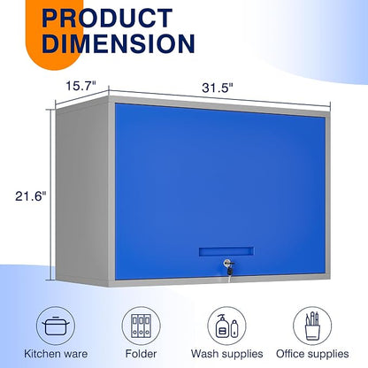 Yizosh Metal Storage Cabinet - Image 3