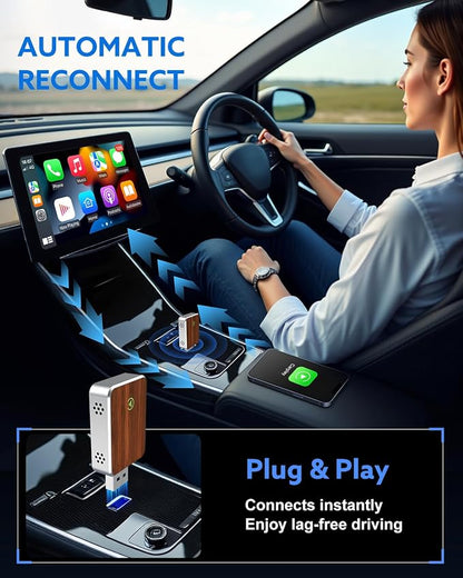 Wireless Carplay Adapter for iPhone & Android Auto 2-in-1, Convert Factory - Image 2