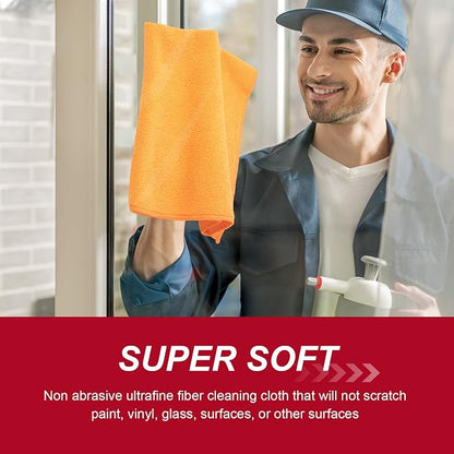 200 Pcs Microfiber Cleaning Cloth 16x16 Inch Microfiber Towels - Image 6