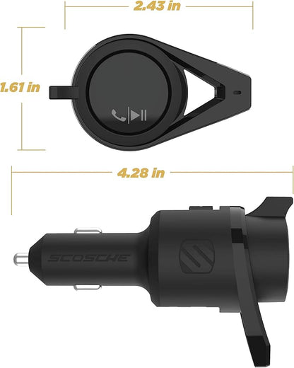 Scosche BTFMPD3SR-SP1 Universal Bluetooth Hands-Free Car Kit - Image 4