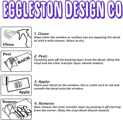 Large Custom Business Name and Website Description Text Decal Sticker - Image 4
