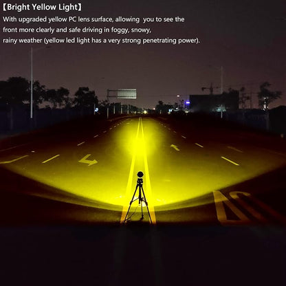 Led Pod Lights Spot Fog Lights Amber/Yellow 2Pcs 60W 4 Inch Work Auxiliary - Image 7