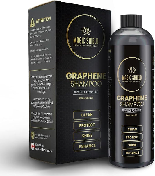 Graphene Shampoo – pH Neutral Car Wash | Advanced Hydrophobic & SiO2 Protection by MagicShieldUSA
