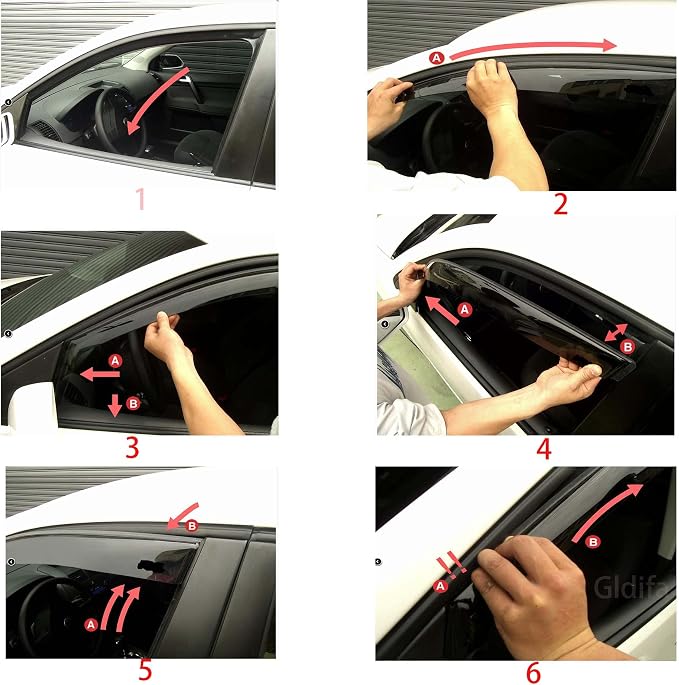 in-Channel Window Visor Deflector Compatible - Image 7