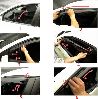 inchannel Window Visor Deflector Compatible - Image 7
