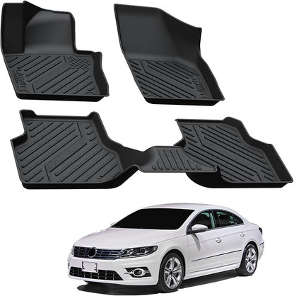 LASFIT Floor Mats Custom Fit for Volkswagen Jetta 2011-2018, All-Weather - Image 9