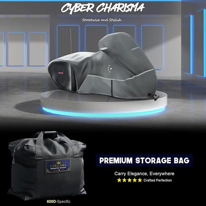 Motorcycle Cover LI LIBZAKI 600D Heavy Duty Storage - Image 6