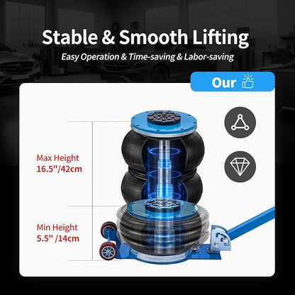 CXRCY 5 Ton Air Jack for Cars & Trucks - Image 3
