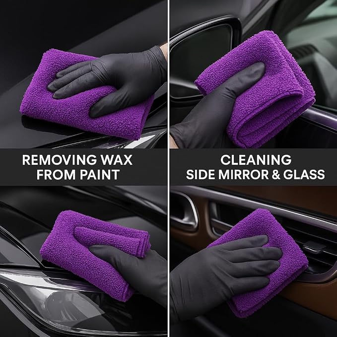 4 Pack Pak Details Edgeless Microfiber Towels - Image 6