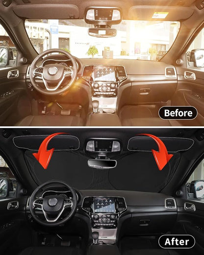 for Odyssey 2026 Windshield Sun Shade Foldable Sunshade fit - Image 5