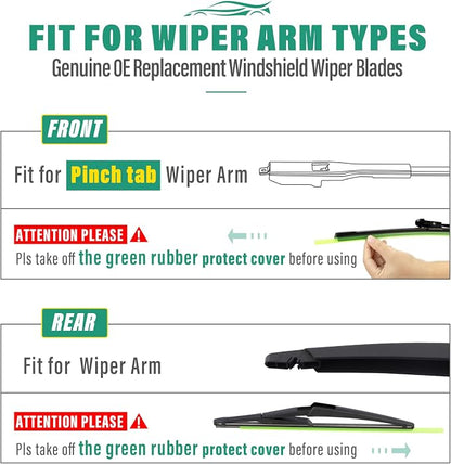 28" 26" 12" Windshield Wiper Blades Replacement - Image 8