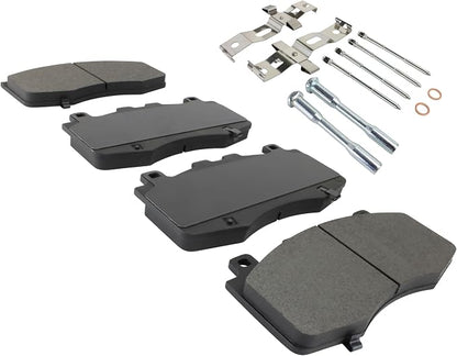 Premium Semi-Metallic Front Brake Pads Compatible - Image 2