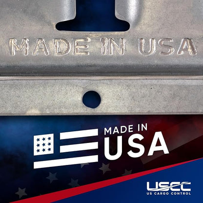 US Cargo Control E Track, Made in USA, 12 Gauge Steel 5 FT Galvanized E Track - Image 4
