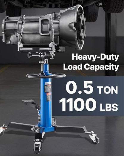 VEVOR Transmission Jack, 1100 lbs Hydraulic Telescoping Transmission Jack - Image 2