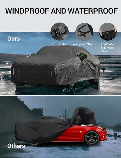 Proadsy 2025 Upgrade 6 Layers Car Cover Compatible - Image 5