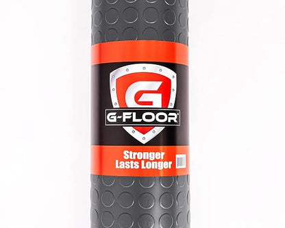 G-Floor Large Coin Pattern Vinyl Garage Floor Protector Mat, Extremely Durable by G-Floor