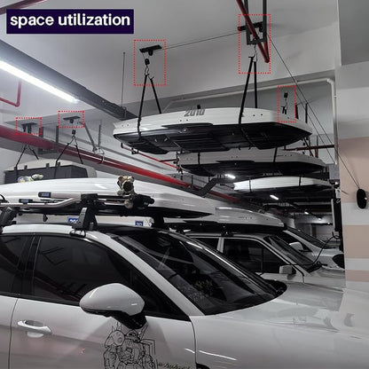 Cargo Box Ceiling Hoist – Garage Pulley Lift System - Image 6