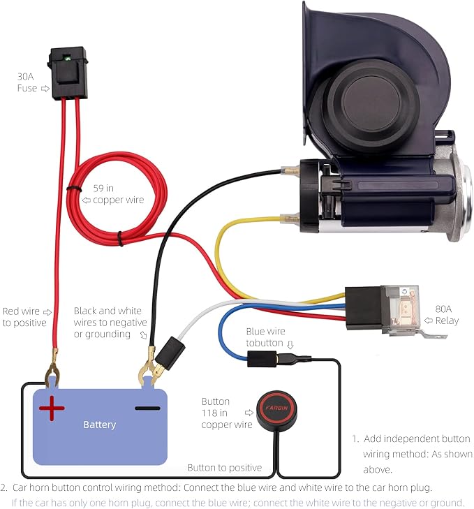 Air Horn 12V 150DB Loud Train Horn kit - Image 7
